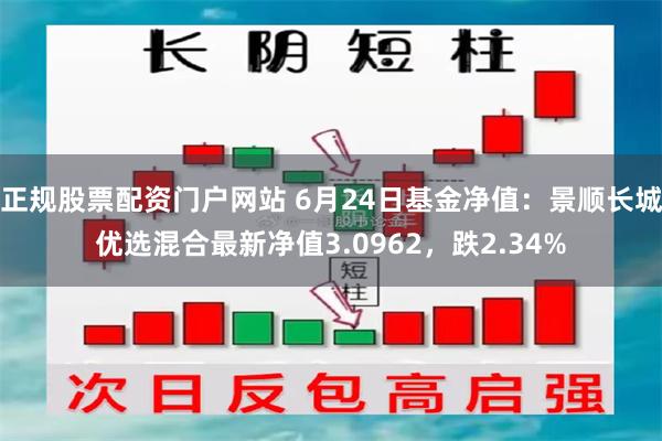 正规股票配资门户网站 6月24日基金净值：景顺长城优选混合最新净值3.0962，跌2.34%