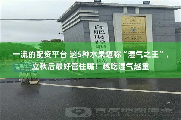 一流的配资平台 这5种水果堪称“湿气之王”，立秋后最好管住嘴！越吃湿气越重